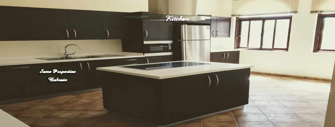 furnished villa kitchen