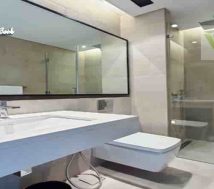 toilet bath in one bedroom