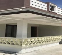 villa with balcony on terrace