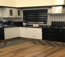 house with furnished kitchen